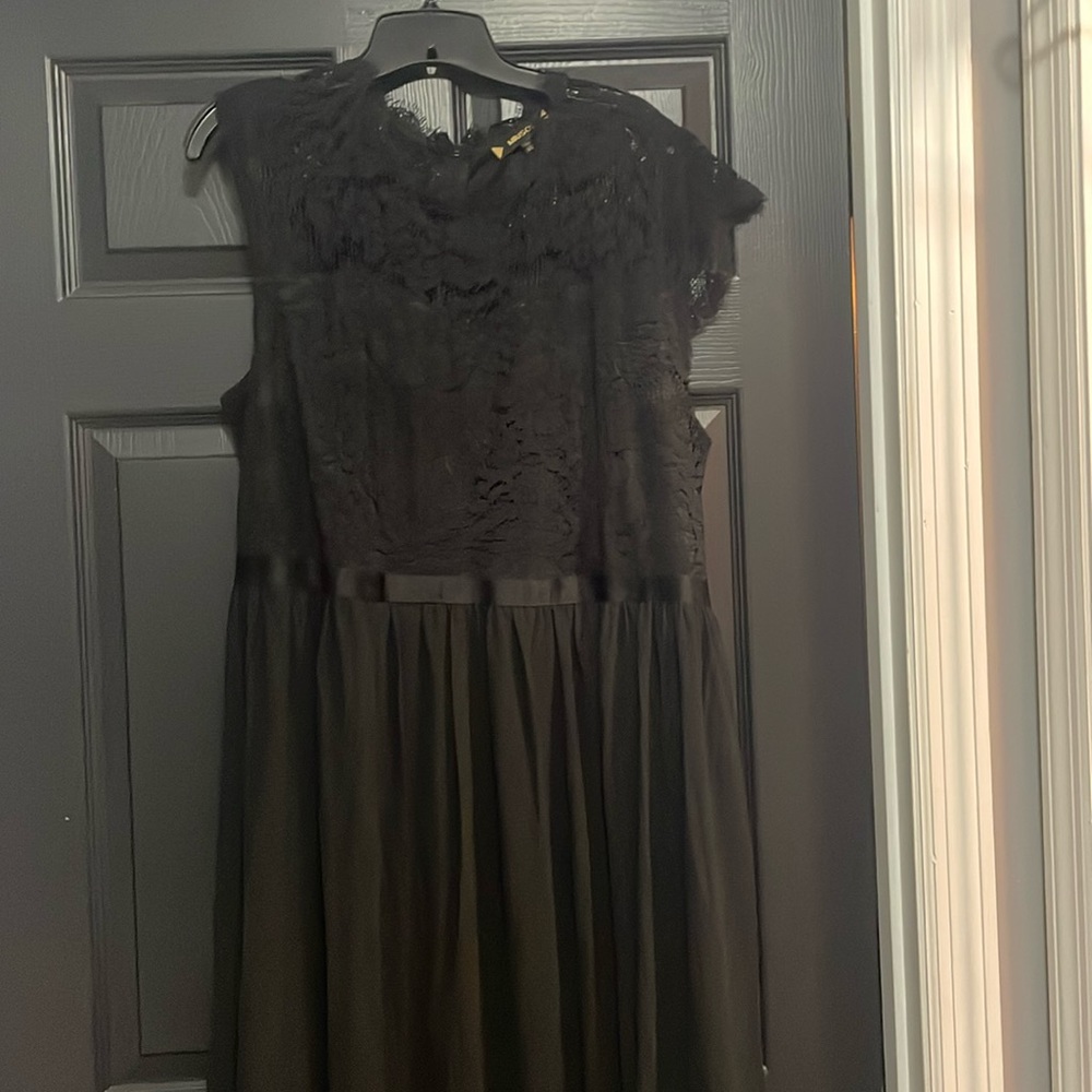 Miusol black formal maxi dress